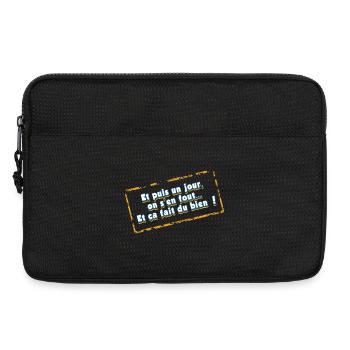 We don't care and it feels good - Laptop bag 13" - black - Front