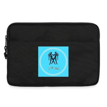 Zwillinge - Laptoptasche 13" - Schwarz - Vorne