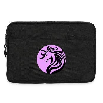 Licorne bénédiction lavande - Sacoche pour ordinateur portable 13 pouces - noir - Devant