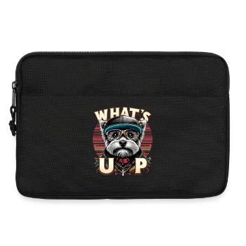 West Highland White Terrier Gangsta Hund Geschenk - Laptoptasche 13" - Schwarz - Vorne