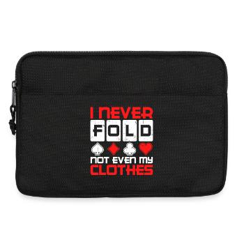Win Casino Déclaration du joueur professionnel Poker - Sacoche pour ordinateur portable 13 pouces - noir - Devant