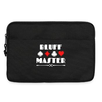 Déclaration du casino de jeu Poker Bluff Joueur professionnel - Sacoche pour ordinateur portable 13 pouces - noir - Devant