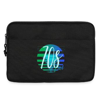 Papa des années 70 – Design rétro de papa - Sacoche pour ordinateur portable 13 pouces - noir - Devant