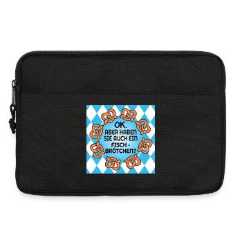 FISCHBRÖTCHEN SÜDDEUTSCHLAND BAYERN - Laptoptasche 13" - Schwarz - Vorne