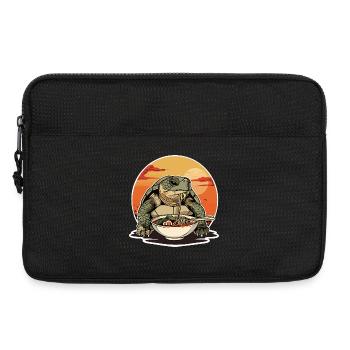 Nouilles Ramen Tortue Japon Tortue - Sacoche pour ordinateur portable 13 pouces - noir - Devant