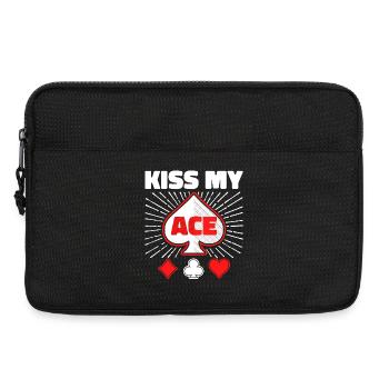 Déclaration de jeu de casino de jeu de cartes de poker - Sacoche pour ordinateur portable 13 pouces - noir - Devant
