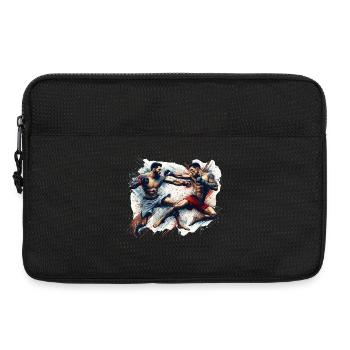 MMA Mixed Martial Arts Kämpfen Kämpfer Boxen Gesch - Laptoptasche 13" - Schwarz - Vorne