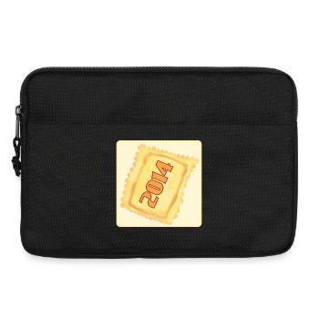 12. GEBURTSTAG 2014 – RAVIOLI-KLÖCKCHEN - Laptoptasche 13" - Schwarz - Vorne