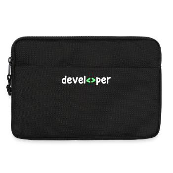 Developer Code Scripting Debug Informatik Geek - Laptop bag 13" - black - Front