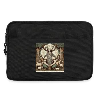 Cernunnos, keltischer Gott - Laptoptasche 13" - Schwarz - Vorne