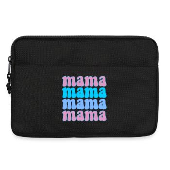maman maman maman maman maman - Sacoche pour ordinateur portable 13 pouces - noir - Devant