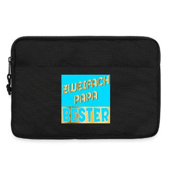ZWEIFACH PAPA VATERTAG - Laptoptasche 13" - Schwarz - Vorne