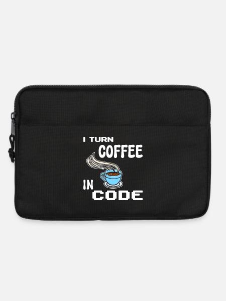 Developer Computerfreak Statement Programmierer - Laptoptasche 13" - Schwarz