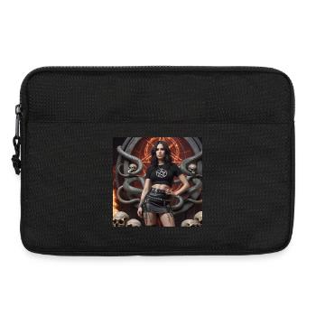 Pose de métal lourd - Sacoche pour ordinateur portable 13 pouces - noir - Devant
