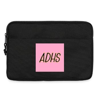 ADHS Psychologie - Laptoptasche 13" - Schwarz - Vorne
