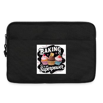 Conception de superpuissance de la boulangerie - Sacoche pour ordinateur portable 13 pouces - noir - Devant