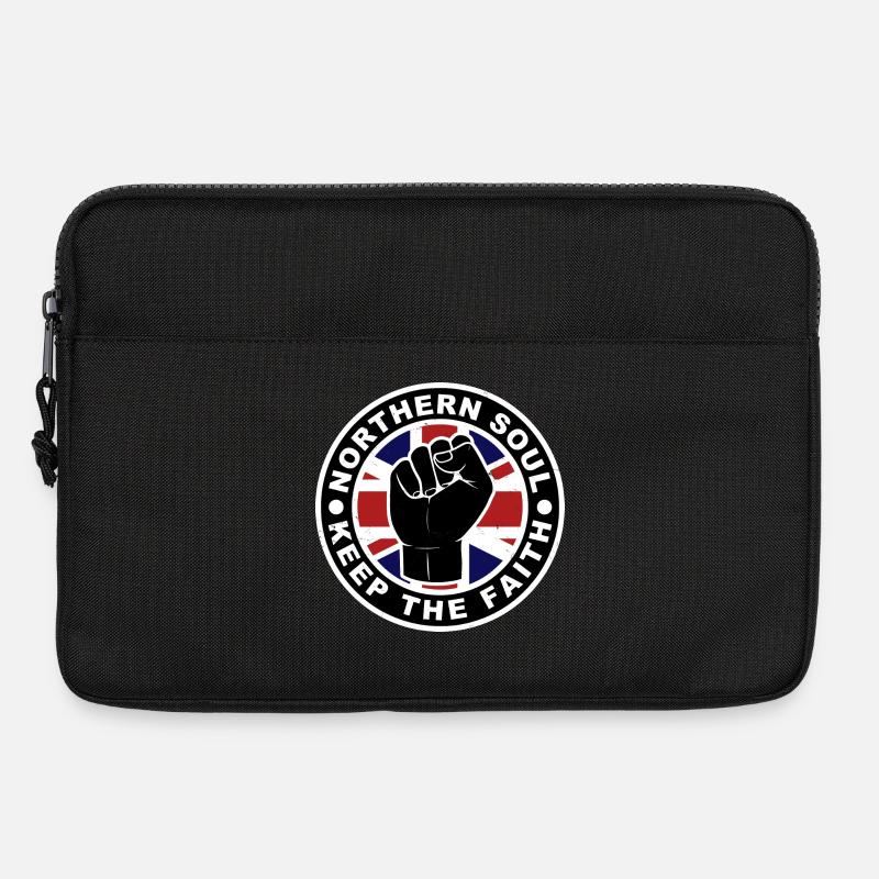 Northern Soul - Behalte den Glauben - Union Jack - Laptoptasche 13" - Schwarz