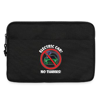 Refueling Electrical Energy E-car Electricity Statement - Laptop bag 13" - black - Front