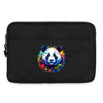 Panda - Laptoptasche 13" - Schwarz - Vorne