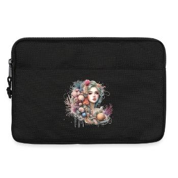 Fantastic, Mermaid, Artwork, Colorful, - Laptop bag 13" - black - Front