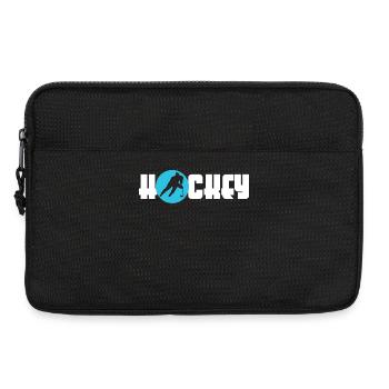 Wintersport Eishockey Schifahrer Schifahren Kalt - Laptoptasche 13" - Schwarz - Vorne