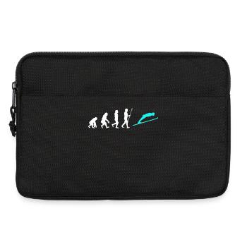 Skiing Winter Sports Evolution Skiers Winter - Laptop bag 13" - black - Front