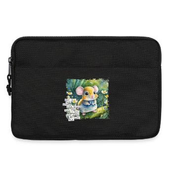 Was Du hast können viele haben - Maus Poster - Laptoptasche 13" - Schwarz - Vorne