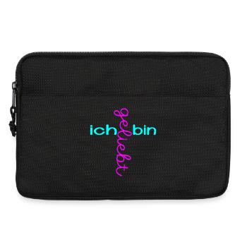 CHRISTLICHER GLAUBE ICH BIN GELIEBT - Laptoptasche 13" - Schwarz - Vorne