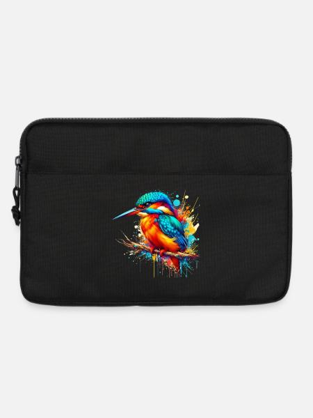 Eisvogel - Laptoptasche 13" - Schwarz