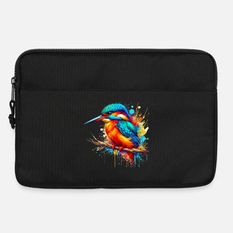 Eisvogel - Laptoptasche 13" - Schwarz