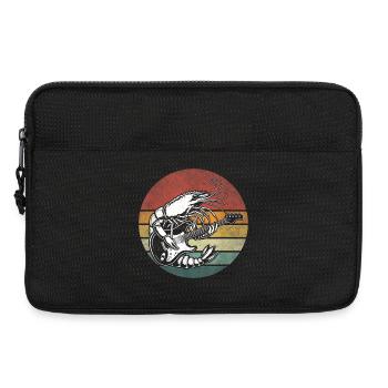 Crayfish Rock Sunset Guitar - Laptop bag 13" - black - Front