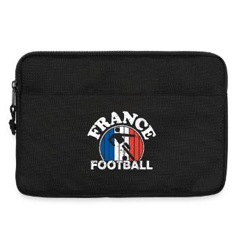 Football - Foot - France football - Football. - Sacoche pour ordinateur portable 13 pouces - noir - Devant