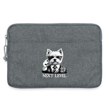 West Highland White Terrier Next Level Anzug - Laptoptasche 13" - Grau meliert - Vorne