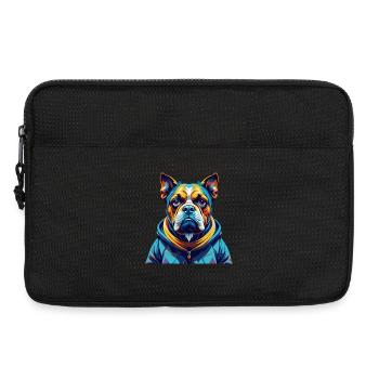 New Zealand Heading Dog Breed Cartoon Kawaii - Laptop bag 13" - black - Front