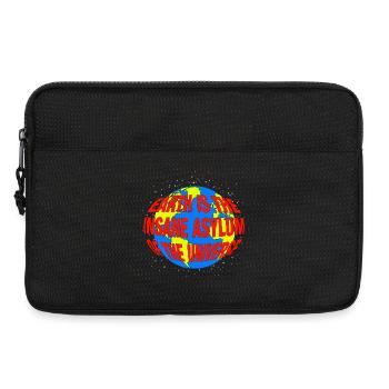 Irrenanstalt Erde - Laptoptasche 13" - Schwarz - Vorne