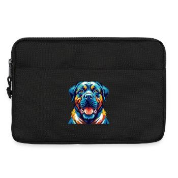 Transmontano Mastiff Hunderasse Karikatur Kawaii - Laptoptasche 13" - Schwarz - Vorne