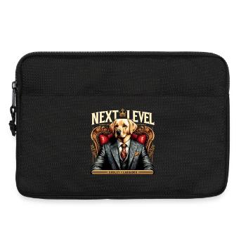 Dudley Labrador Suit Next Level Dog King Chair - Laptop bag 13" - black - Front