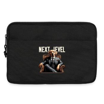 Dudley Labrador Suit Next Level Dog King Chair - Laptop bag 13" - black - Front