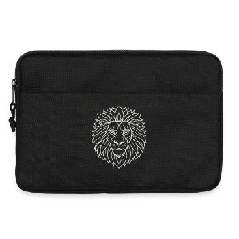 Psychedelic Lion Mandala - Sacoche pour ordinateur portable 13 pouces - noir - Devant