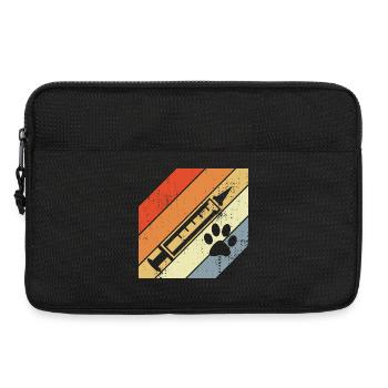Retro Syringe - Laptop bag 13" - black - Front