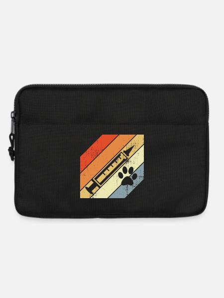 Retro Spritze - Laptoptasche 13" - Schwarz