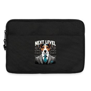 Jack Russell Terrier Suit Next Level Gift - Laptop bag 13" - black - Front