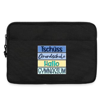 TSCHÜSS GRUNDSCHULE - HALLO GYMNASIUM - Laptoptasche 13" - Schwarz - Vorne