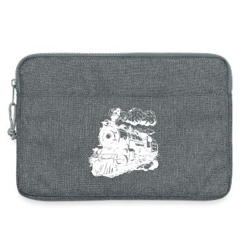Locomotive Graphics - Laptop bag 13" - heather grey - Front