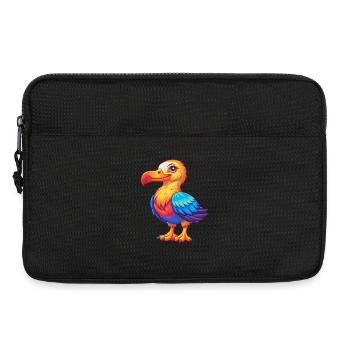 Albatross Colorful Kawaii Cartoon Character Animal - Laptop bag 13" - black - Front