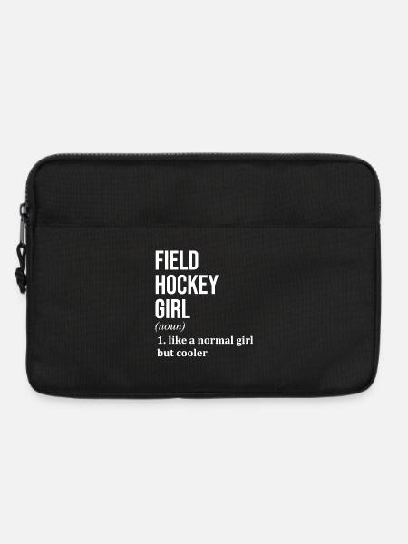Feldhockey Feldhockey Feldhockey Feldhockey - Laptoptasche 13" - Schwarz