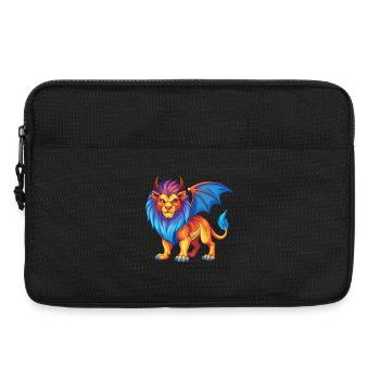 Manticore Colorful Kawaii Cartoon Character Animal - Laptop bag 13" - black - Front