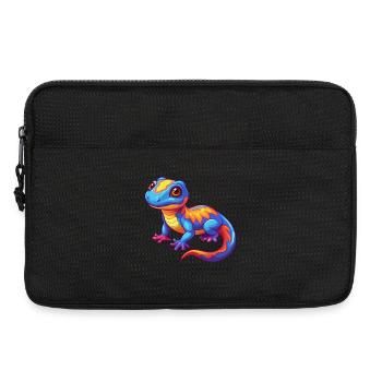 Salamander Colorful Kawaii Cartoon Character - Laptop bag 13" - black - Front