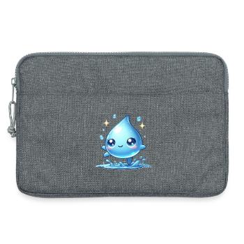 Water - Laptop bag 13" - heather grey - Front