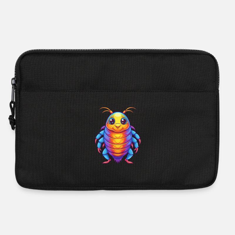 Seelaus buntes Kawaii Cartoon Meerestier - Laptoptasche 13" - Schwarz